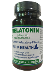 Мелатонин с витамином В6 и магнием для улучшения сна 60 капсул Витера - 1