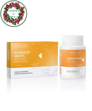 Апифлор минус для питания и укрепления клеток нервной и сосудистой систем 60 таблеток Новая Жизнь - 2
