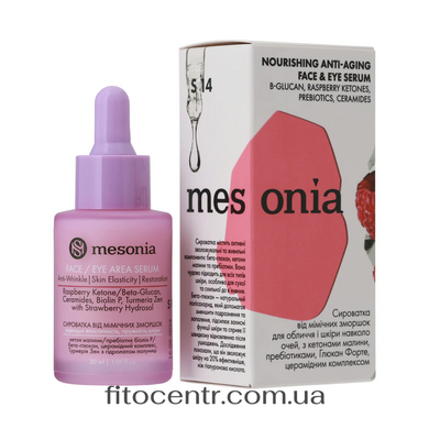 Serum Mesonia for mimicheskikh wrinkles for face and skin eye area 30 ml