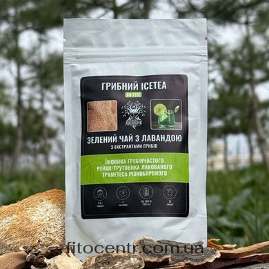 Грибний Ice Tea зелений Лісовик чай з лавандою 80 г