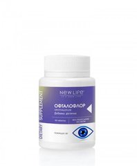 Офталофлор для поліпшення зору і живлення зорового нерва 60 таблеток Нове життя - 1