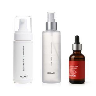 Hillary Skincare Set for Dry Skin with Azelaic Acid