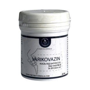 Крем для ніг Вариковазин Varikovazin Tibetan Formula 60 мл - 1