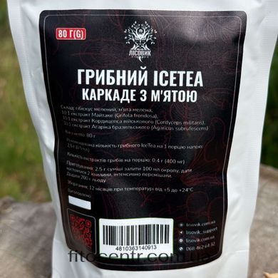 Грибной Ice Tea каркаде Лесовик с мятой 80 г