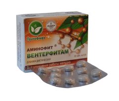 Вентерфитам аминофит для улучшения работы желудка 30 таблеток Примафлора - 1