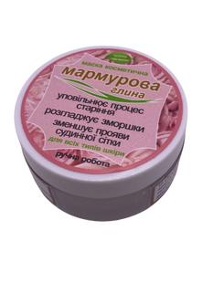 Маска косметическая из мраморной глины для сухой чувствительной кожи 50 г - 1