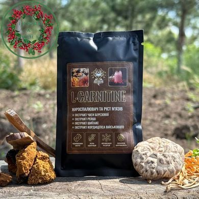 L-CARNITINE коктейль (Жироспалювач та ріст мязів) 40 г Лісовик