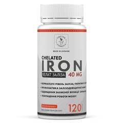Хелат железа CHELATED IRON 40 мг 120 таблеток Тибетская формула - 1