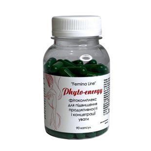 Фітокомплекс Phyto energy для енергії Femina line Фіторія 90 капсул - 1