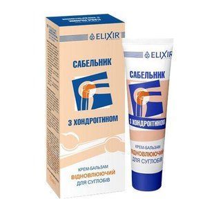Крем-бальзам Сабельник із хондроїтином 150 мл Elixir - 1