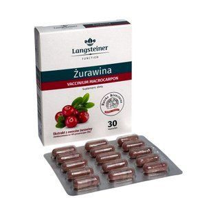 Дієтична добавка Журавлина Langsteiner 30 капсул - 1