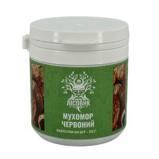 Микродозинг мухомора красного 60 капсул Лесовик
