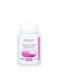 Beauty pro проти старіння шкіри з колагеном і гіалуронової кислотою 60 рослинних капсул Нове життя - 1