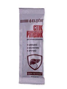STIK Рятівник гепатопротектор Eliksir для підтримки печінки 1 стік, 10 мл - 1