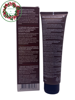 Бальзам для тіла живокіст з глюкозаміном хондроїтином Spongilla & Comfrey FLEX RUB 100 мл Dahlia - 3
