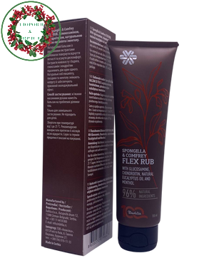 Бальзам для тіла живокіст з глюкозаміном хондроїтином Spongilla & Comfrey FLEX RUB 100 мл Dahlia - 2