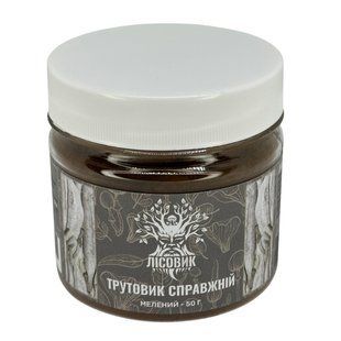 Трутовик настоящий молотые плодовые тела 50 г Лесовик
