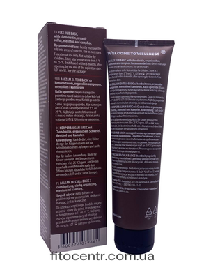 Balm FLEX RUB BASIC Dahlia Botanika with chondroitin gray and menthol 100 ml