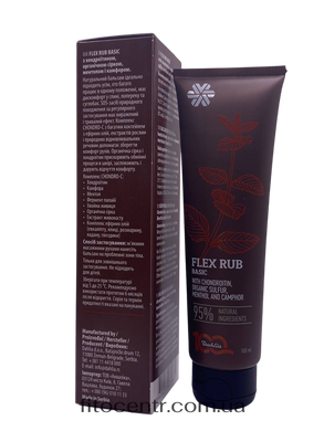 Бальзам FLEX RUB BASIC Dahlia Botanika з хондроїтином сіркою та ментолом 100 мл - 2