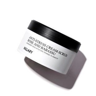 Hillary Аnti-stress cream-scrub Rose and Babassu, 200 ml