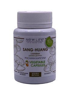 SANG-HUANG New Life Phellinus linteus Mushroom Extract, 60 Vegetable Capsules