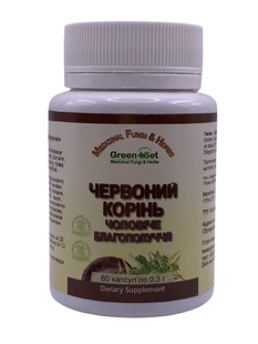 Червоний корінь чоловіче благополуччя 60 капсул Green Set - 1