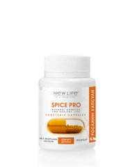 Spice pro куркума кориця імбир для стимуляції травлення та зниження ваги 60 рослинних капсул Нове Життя - 1
