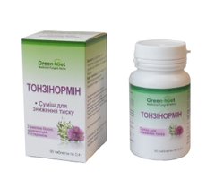 БАД Тонзинормін для зниження артеріального тиску 90 таблеток Данікафарм - 1