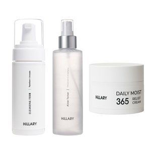 Hillary Basic Skincare Set for Dry & Sensitive Skin