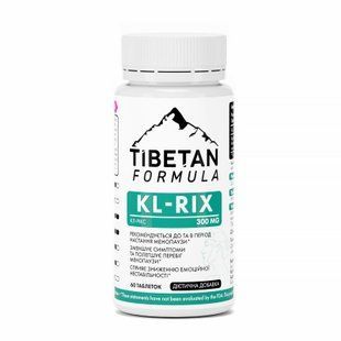 КЛ рікс Клімактерикс у період менопаузи 60 таблеток Tibetan formula - 1