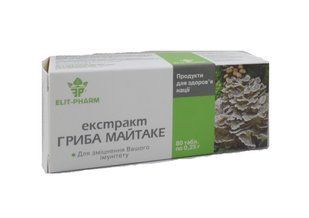 Экстракт гриба майтаке 80 таблеток Елит-фарм - 1