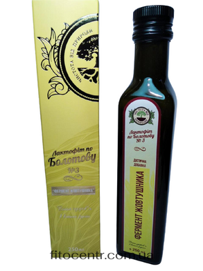 Lactofit for Bolotov № 3 enzymes zheltushnika Bolotov Center 250 ml