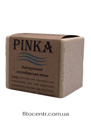 Мыло хозяйственное Pinka натуральное ручной работы 140 г - 2