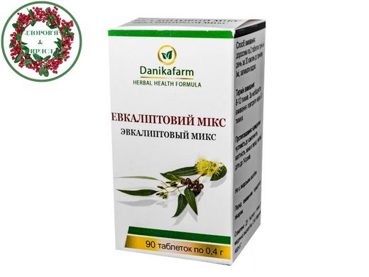 Эвкалиптовый микс антивирус 90 таблеток Даникафарм - 1