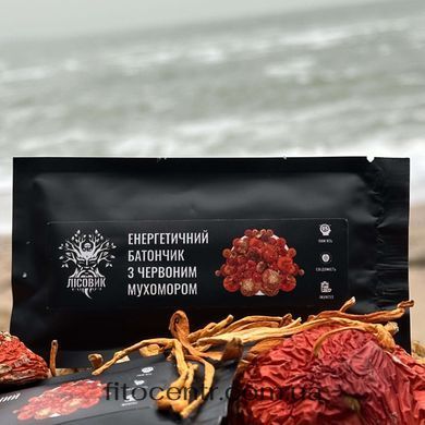 Bar energeticheskii Lisovyk with red fly agaric 30 g