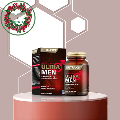 БАД Ultramen для покращення потенції та чоловічого здоров'я на основі L-карнітину та женьшеню Nutraxin Biota 60 таб - 7