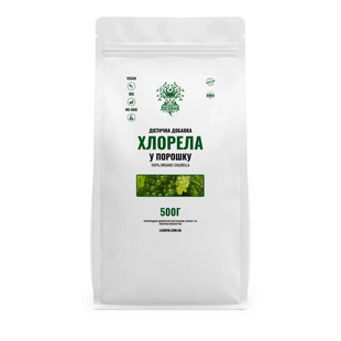 Lisovyk Chlorella Chlorophyll & Plant Protein Powder 500 g