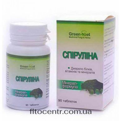 Дієтична добавка Спіруліна GreenSet 90 таблеток - 4