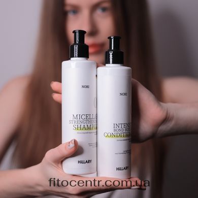 Hillary Nori Intensive Nori Bond Building Shampoo + Conditioner, 500 ml