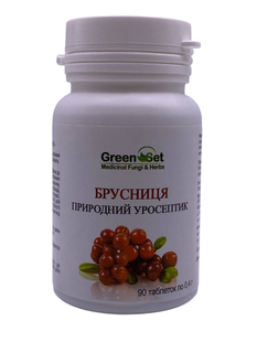 Лист брусники GreenSet 90 таблеток - 1