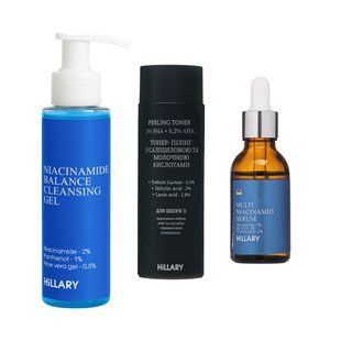 Hillary Cleanse & Blemish Control Set with Niacinamide