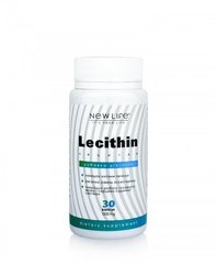 Лецитин для поліпшення роботи мозку і печінки 30 капсул Нове життя - 1