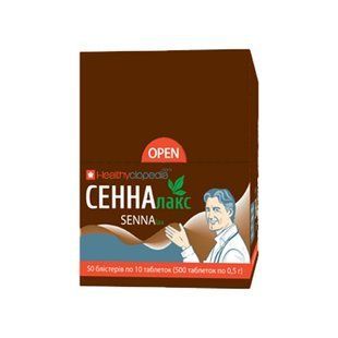 SENNALAX Healthyclopedia for digestive support 500 tablets