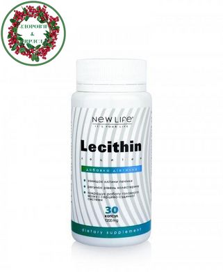 Лецитин для улучшения работы мозга и печени 30 капсул Новая жизнь - 1