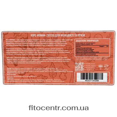 Course Women Lisovyk for youth and beauty 2-month course 360 capsules