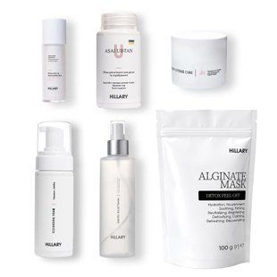 Hillary Spring Oil Skin Care set for oily and problematic skin care in spring