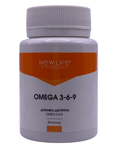 Омега 3 6 9 ПНЖК New Life 60 капсул - 1