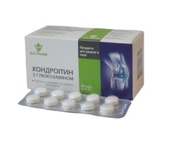 Хондроитин с глюкозамином 80 таблеток Элитфарм - 1