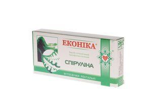 Свічки зі спіруліною Econika 10 штук - 1