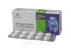 Хондроитин с глюкозамином 40 таблеток Элитфарм - 1